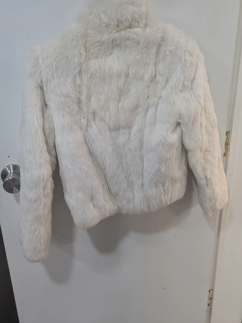 Girls Cozy Rabbit Fur Zipper Jacket